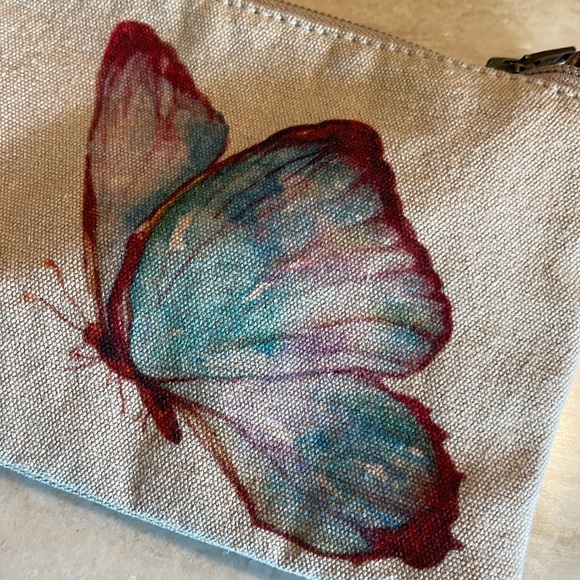 Cotton Curls butterfly 💜💙 small bag clutch - Picture 6 of 6